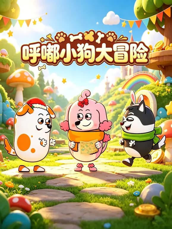 呼嘟小狗大冒险海报