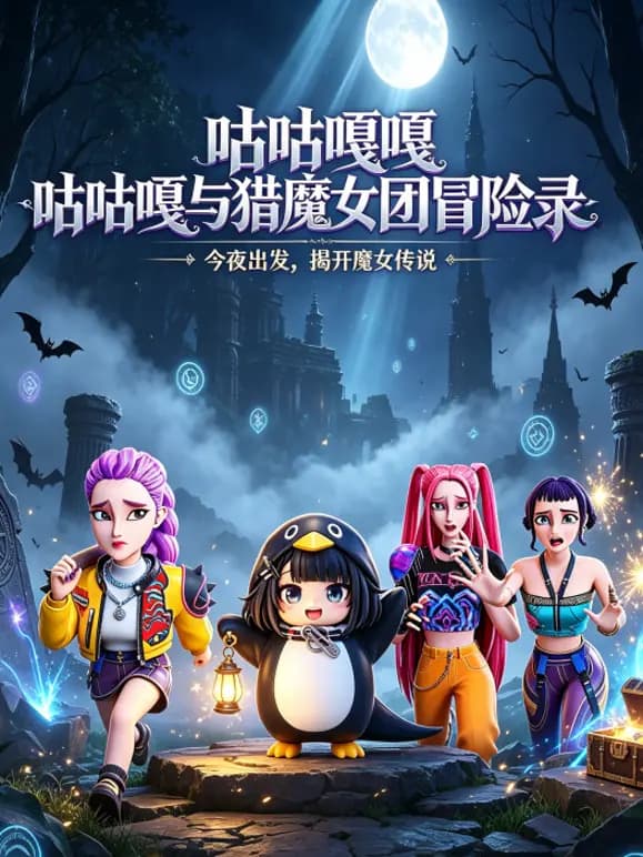 咕咕嘎嘎与猎魔女团冒险录海报