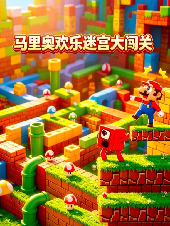 马里奥欢乐迷宫大闯关海报