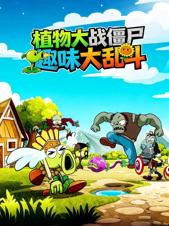 植物大战僵尸趣味大乱斗海报