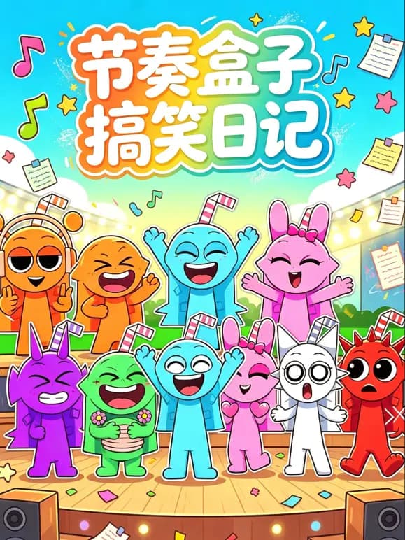 节奏盒子搞笑日记海报