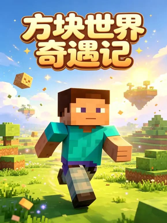 方块世界奇遇记海报