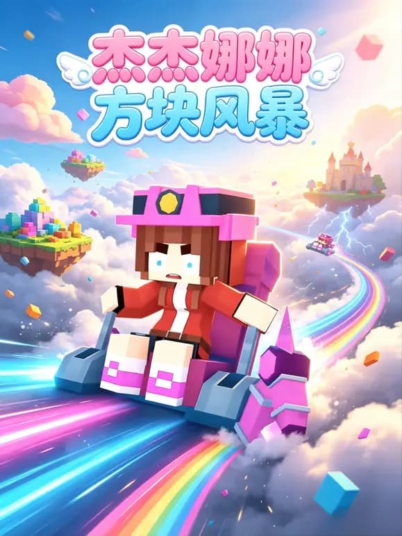 杰杰娜娜方块风暴海报