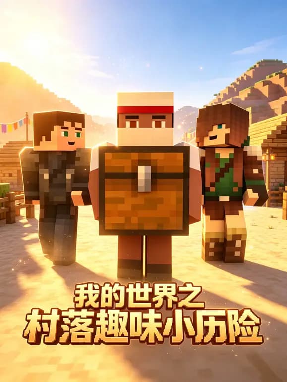 我的世界之村落趣味小历险海报