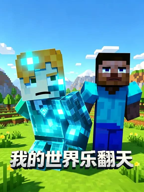 我的世界乐翻天海报