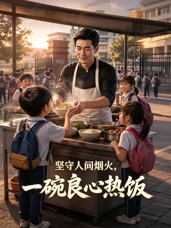 坚守人间烟火，一碗良心热饭海报