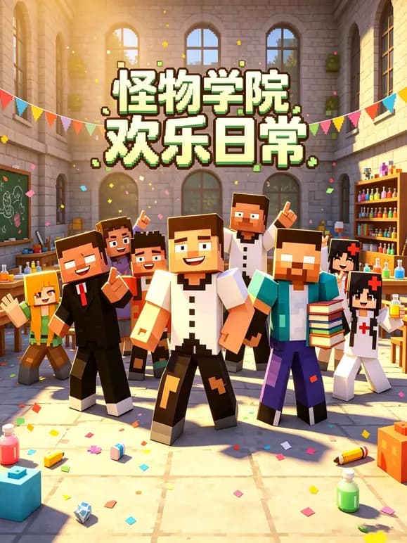 怪物学院欢乐日常海报