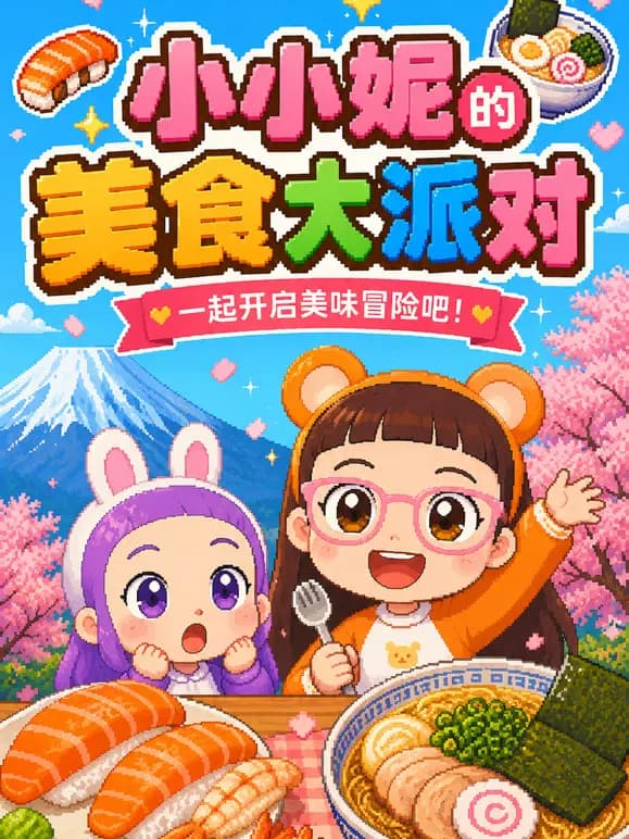 小小妮的美食大派对海报