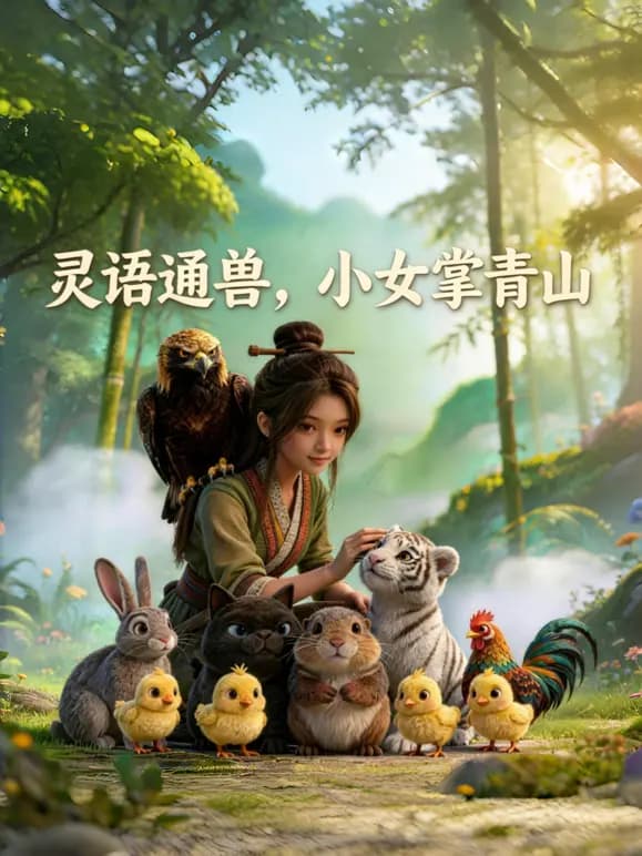 灵语通兽,小女掌青山海报