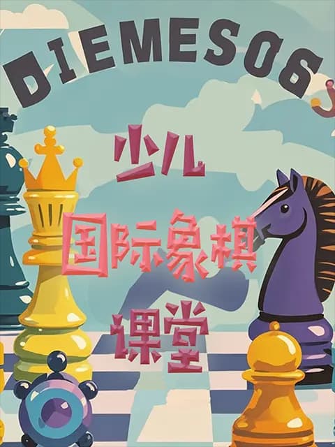 少儿国际象棋课堂海报
