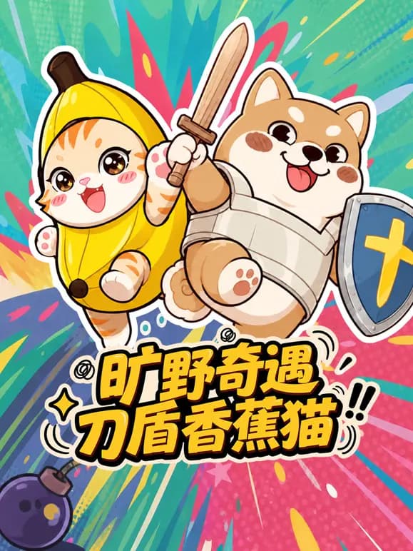 旷野奇遇 刀盾香蕉猫海报