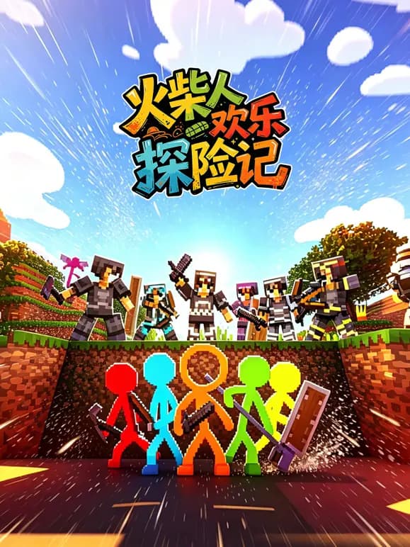 火柴人欢乐探险记海报