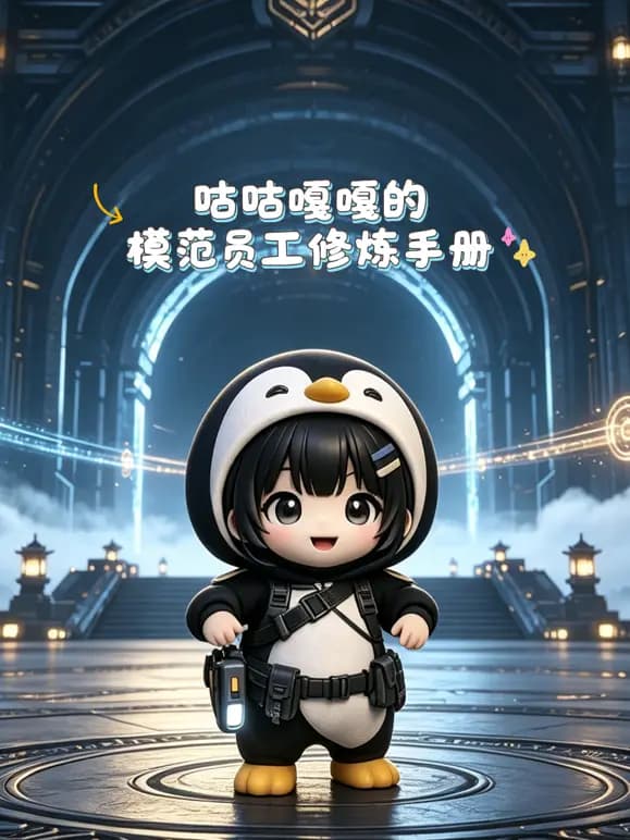 咕咕嘎嘎的模范员工修炼手册海报