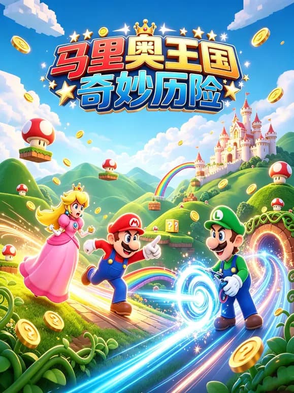 马里奥王国奇妙历险海报