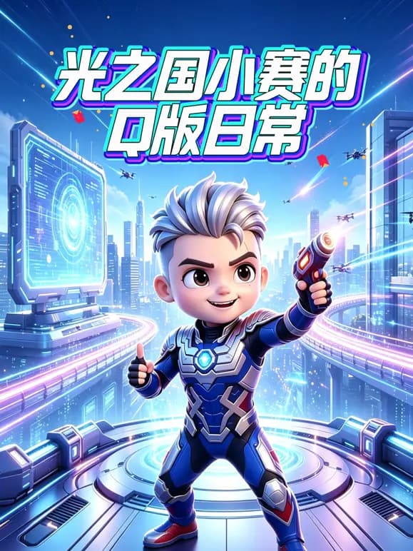 光之国小赛的Q版日常海报