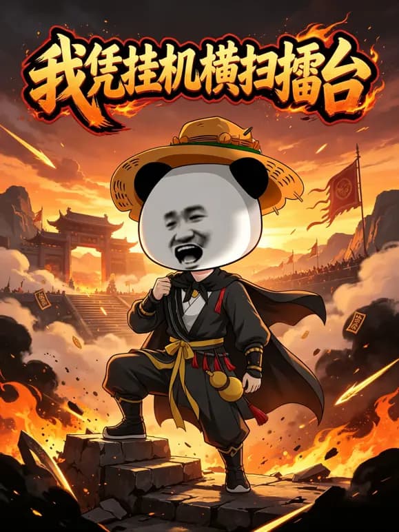 我凭挂机横扫擂台海报