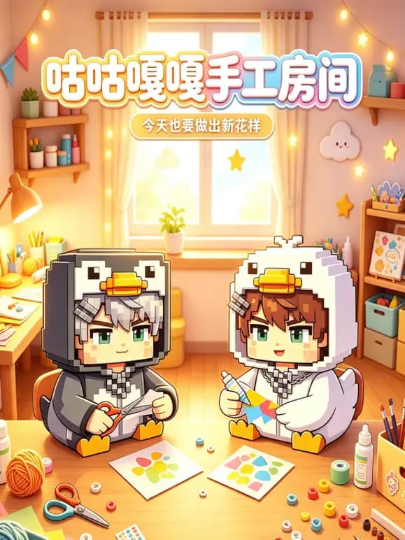 咕咕嘎嘎手工房间海报