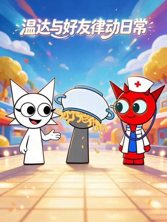 温达与好友律动日常海报