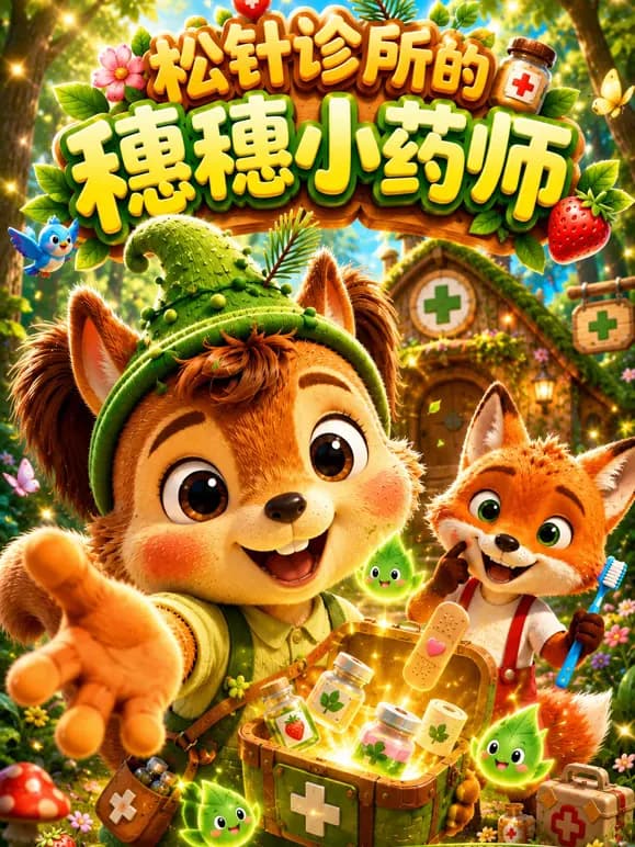 松针诊所的穗穗小药师海报