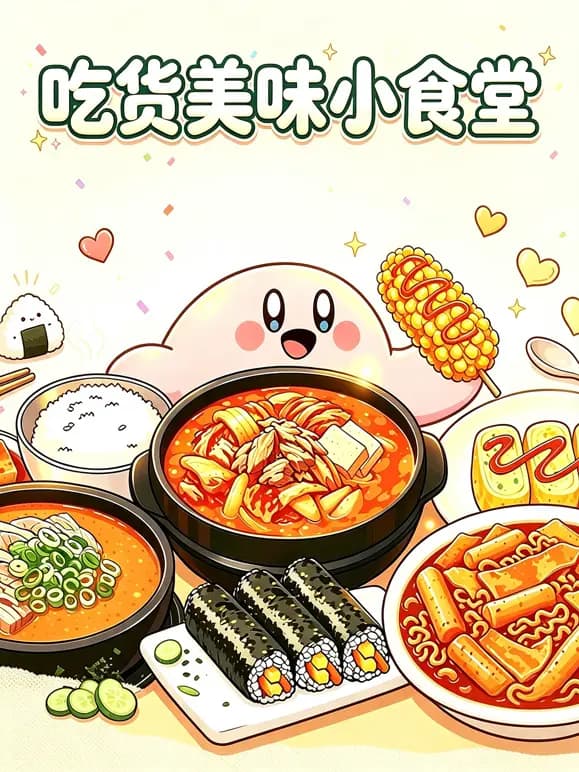 吃货美味小食堂海报