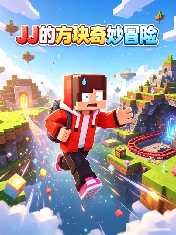 JJ 的方块奇妙冒险海报