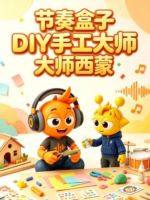 节奏盒子DIY手工大师西蒙海报