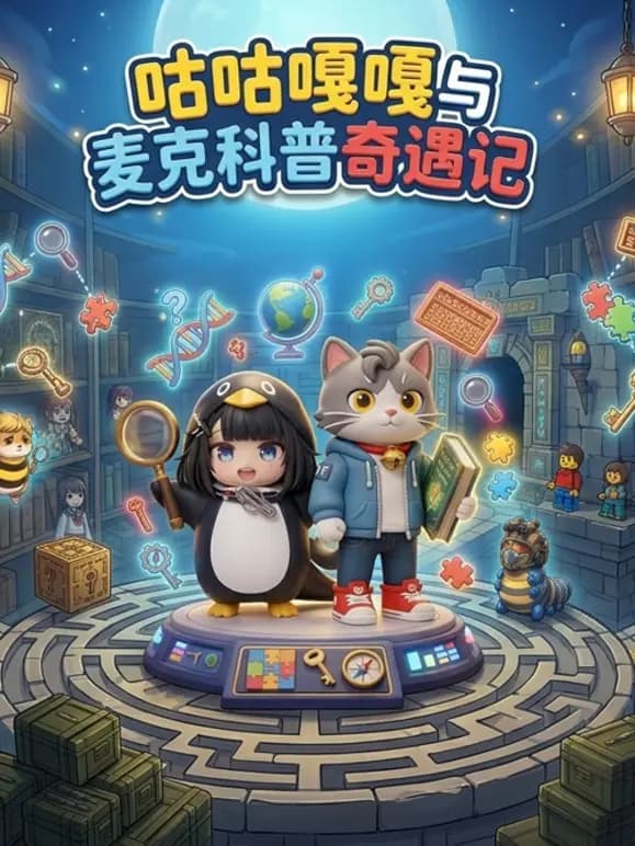 咕咕嘎嘎与麦克科普奇遇记海报