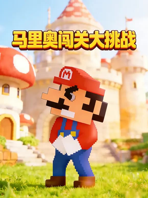 马里奥闯关大挑战海报