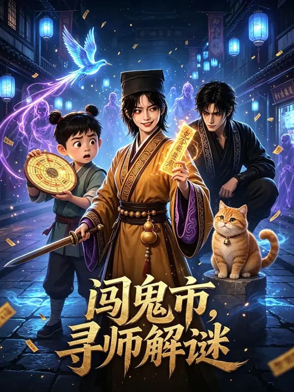 闯鬼市，寻师解谜海报