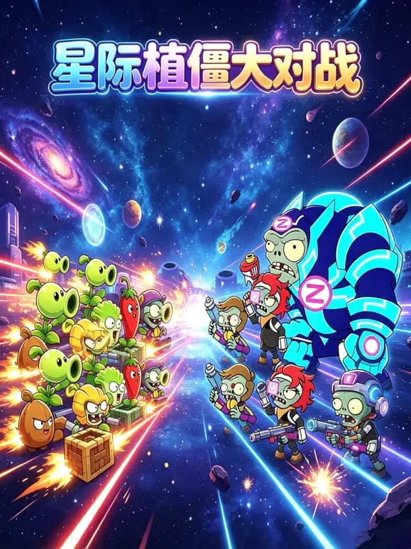 星际植僵大对战海报