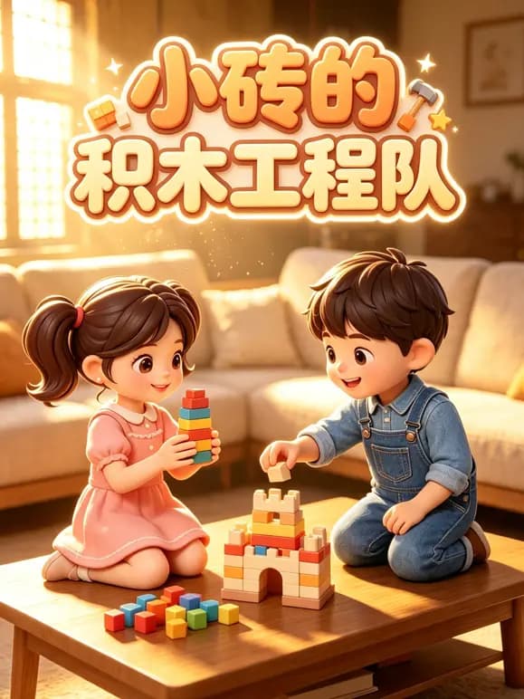 小砖的积木工程队海报