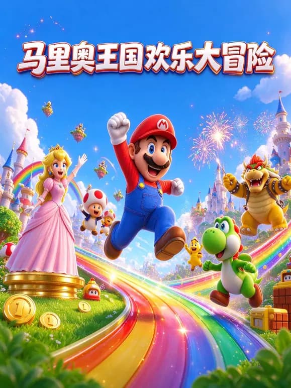 马里奥王国欢乐大冒险海报