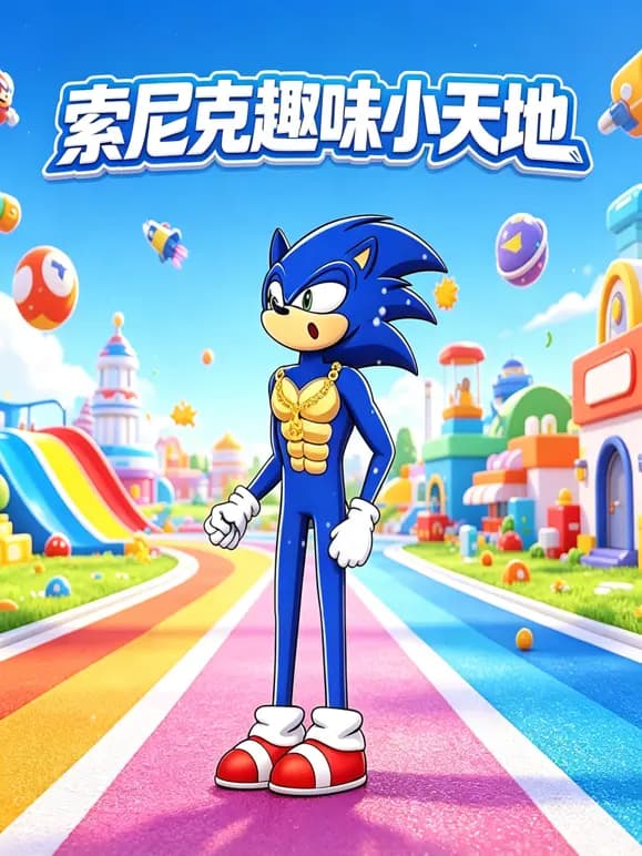 索尼克趣味小天地海报