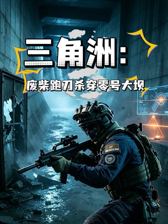 三角洲:废柴跑刀杀穿零号大坝海报