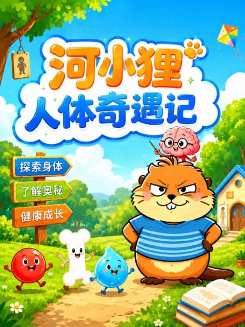 河小狸人体奇遇记海报