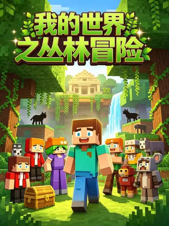 我的世界之从林冒险海报