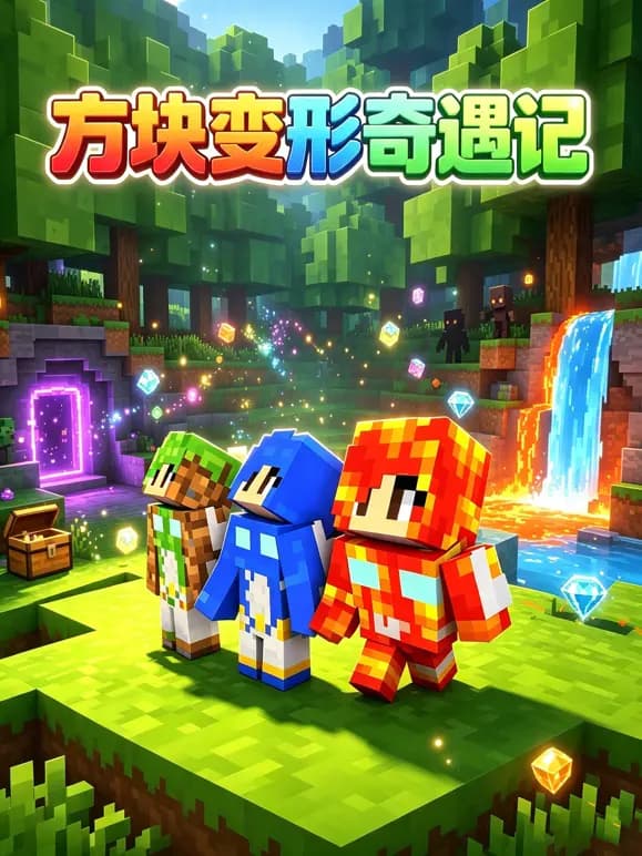 方块变形奇遇记海报