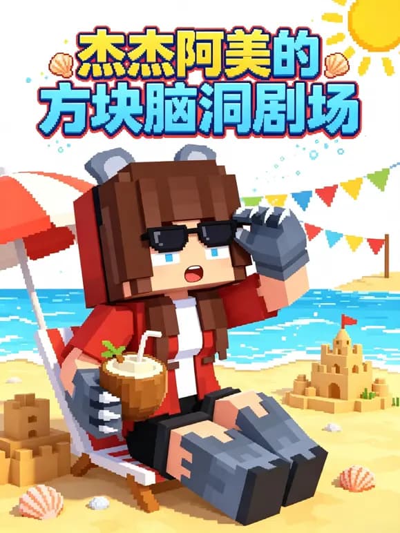 杰杰阿美的方块脑洞剧场海报