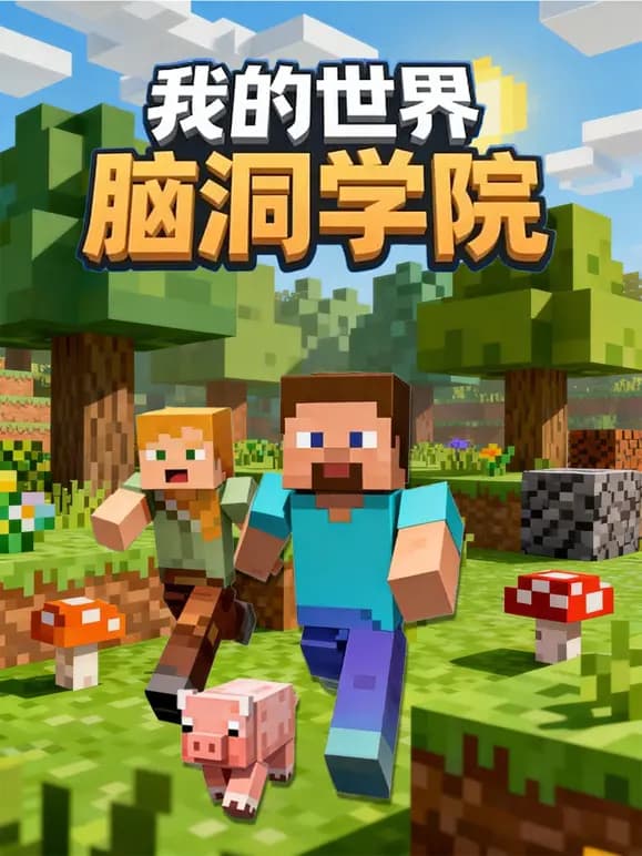 我的世界脑洞学院海报