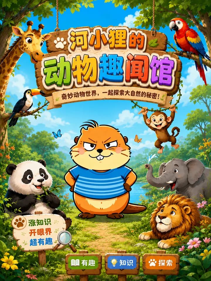 河小狸的动物趣闻馆海报