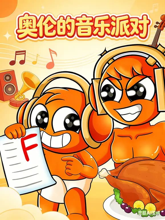 奥伦的音乐派对海报