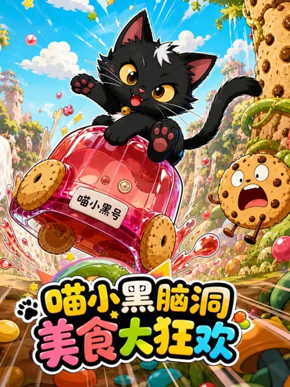 喵小黑脑洞美食大狂欢海报