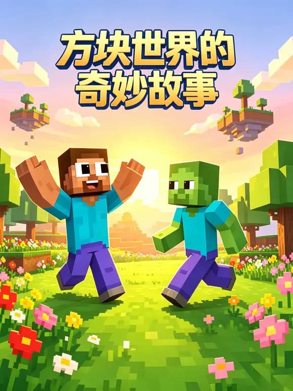 方块世界的奇妙故事海报