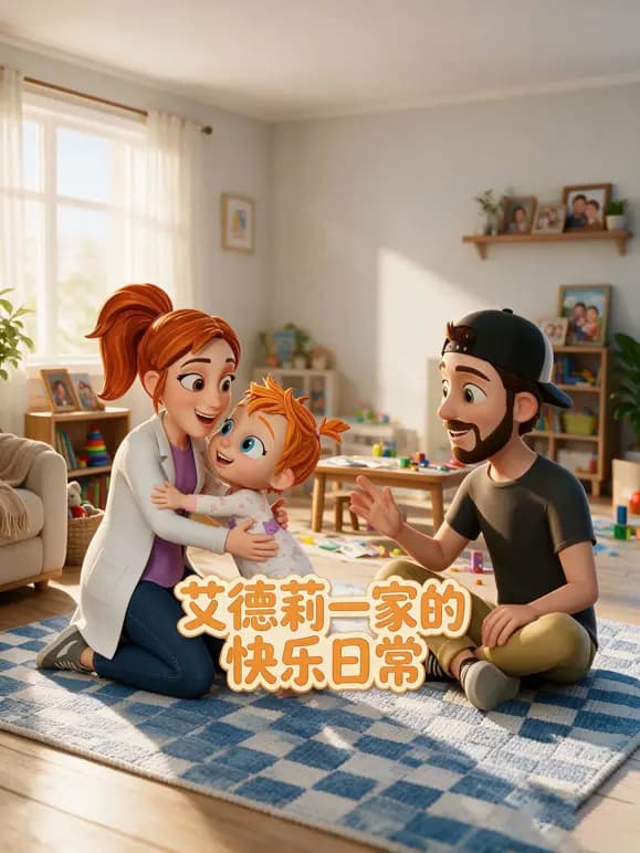 艾德莉一家的快乐日常海报