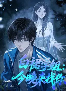 白裙学姐：今晚来找你动态漫画海报