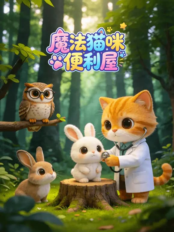 魔法猫咪便利屋海报