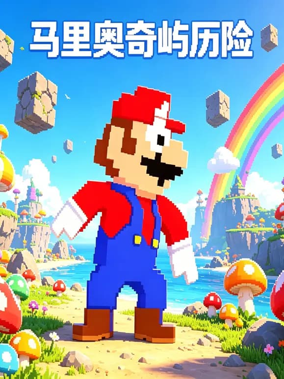 马里奥奇屿历险海报