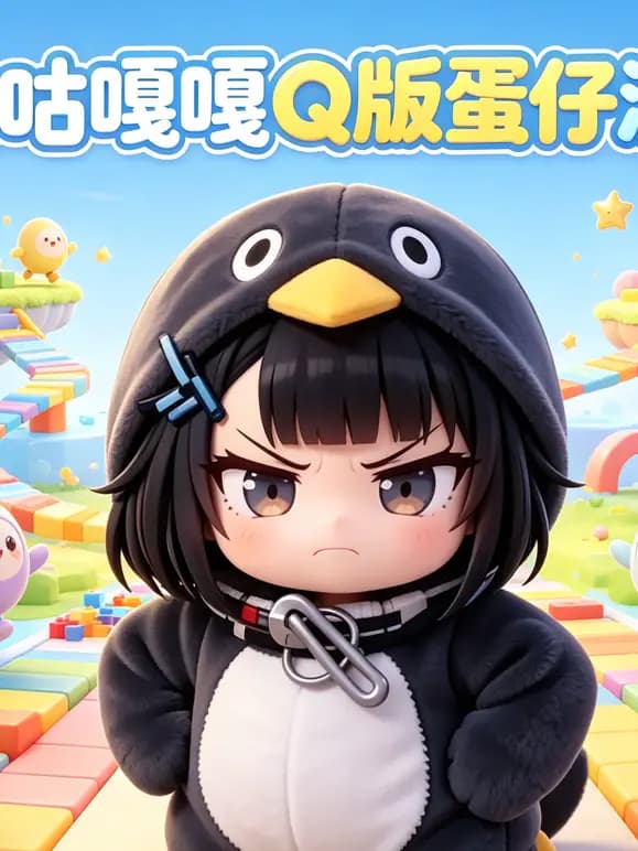咕咕嘎嘎Q版蛋仔派对海报