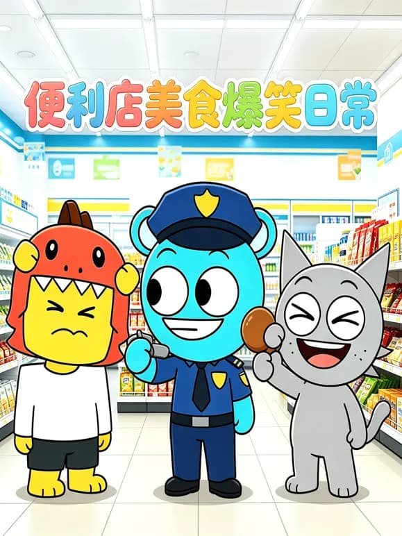 便利店美食爆笑日常海报