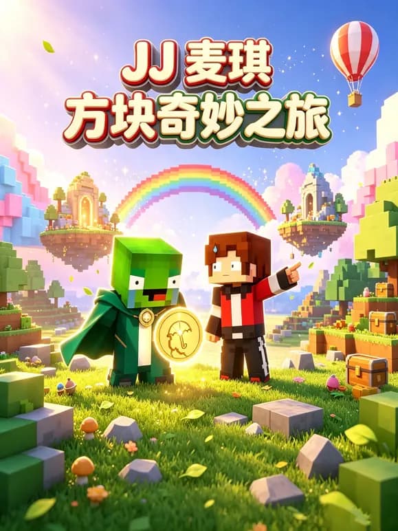 JJ 麦琪方块奇遇记海报